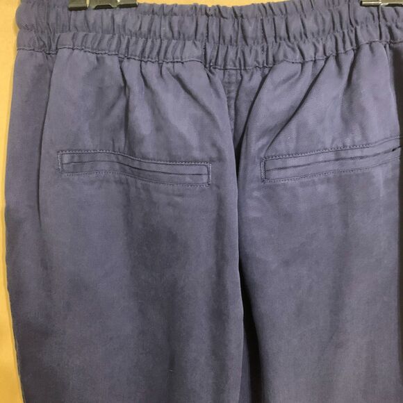 FAT FACE PERTH Navy Indigo Blue Tapered TENCEL Lyocell Trousers Sz 2 NWT - Picture 5 of 13